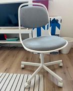 Bureaustoel grijs/wit Ikea, Ophalen of Verzenden, Zo goed als nieuw, Grijs, Bureaustoel