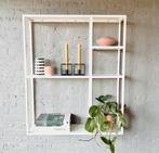 Witte wandplank van staal, Huis en Inrichting, Woonaccessoires | Wandplanken en Boekenplanken, Ophalen, Nieuw