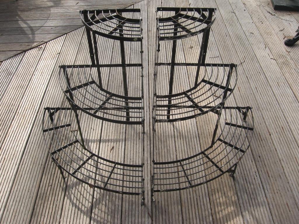 Bloemenrek, Ophalen, Gebruikt, Metaal, 60 cm of meer