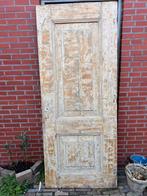 Oude massief houten paneeldeur / jaren 30 stijl, Doe-het-zelf en Verbouw, Deuren en Horren, Ophalen, Gebruikt, 80 tot 100 cm, Binnendeur