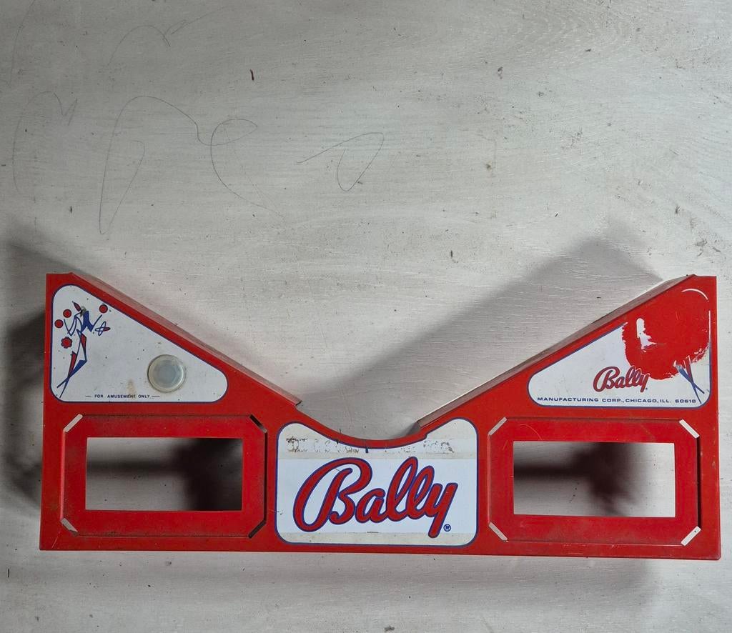 Apron rood voor de Bally flipperkast., Ophalen of Verzenden, Gebruikt, Flipperkast