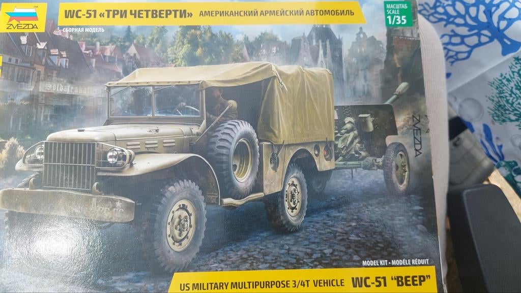 US militaire multipurpose 3/4T WC 51 BEEP modelkit 1/35, Overige merken, 1:32 tot 1:50, Nieuw, Ophalen of Verzenden
