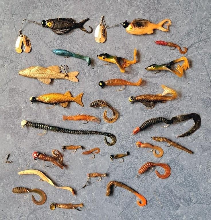 Drie koffers met visspullen, Ophalen of Verzenden, Gebruikt, Overige typen