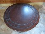 grote massieve ronde salontafel, Ophalen, 50 tot 100 cm, Rond, 50 tot 100 cm