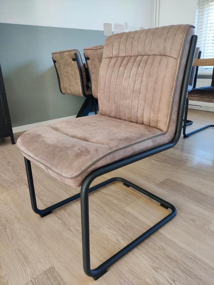 8 Eetkamerstoelen Zitmaxx Wonen, Huis en Inrichting, Stoelen, Zo goed als nieuw, Vijf, Zes of meer stoelen, Stof, Ophalen