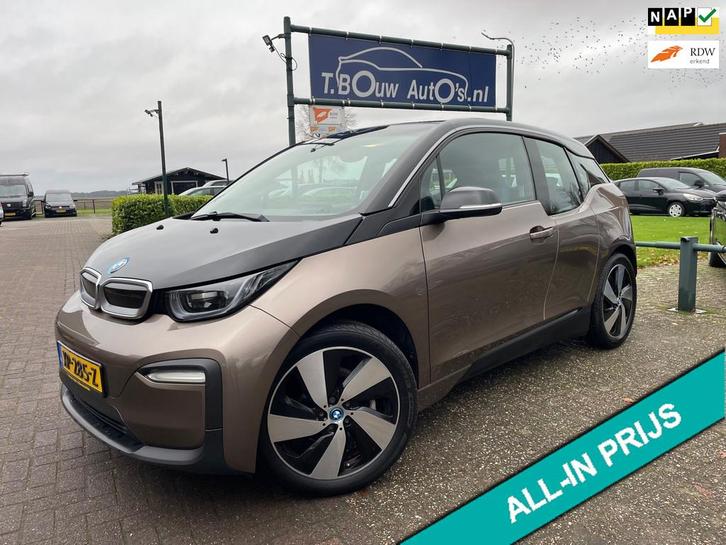 BMW I3 Basis 120Ah 42 kWh|NAP|Cruise|, Auto's, BMW, Bedrijf, Te koop, i3, ABS, Airbags, Airconditioning, Bluetooth, Boordcomputer
