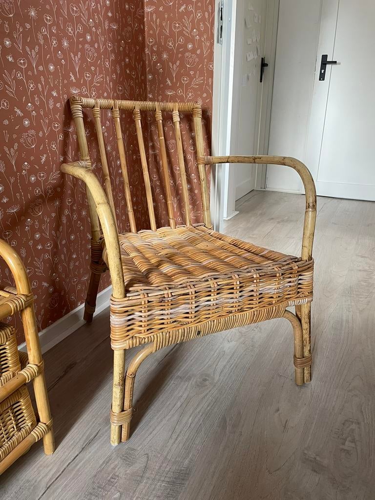 Ikea stoel Rotan, Huis en Inrichting, Stoelen, Ophalen, Zo goed als nieuw