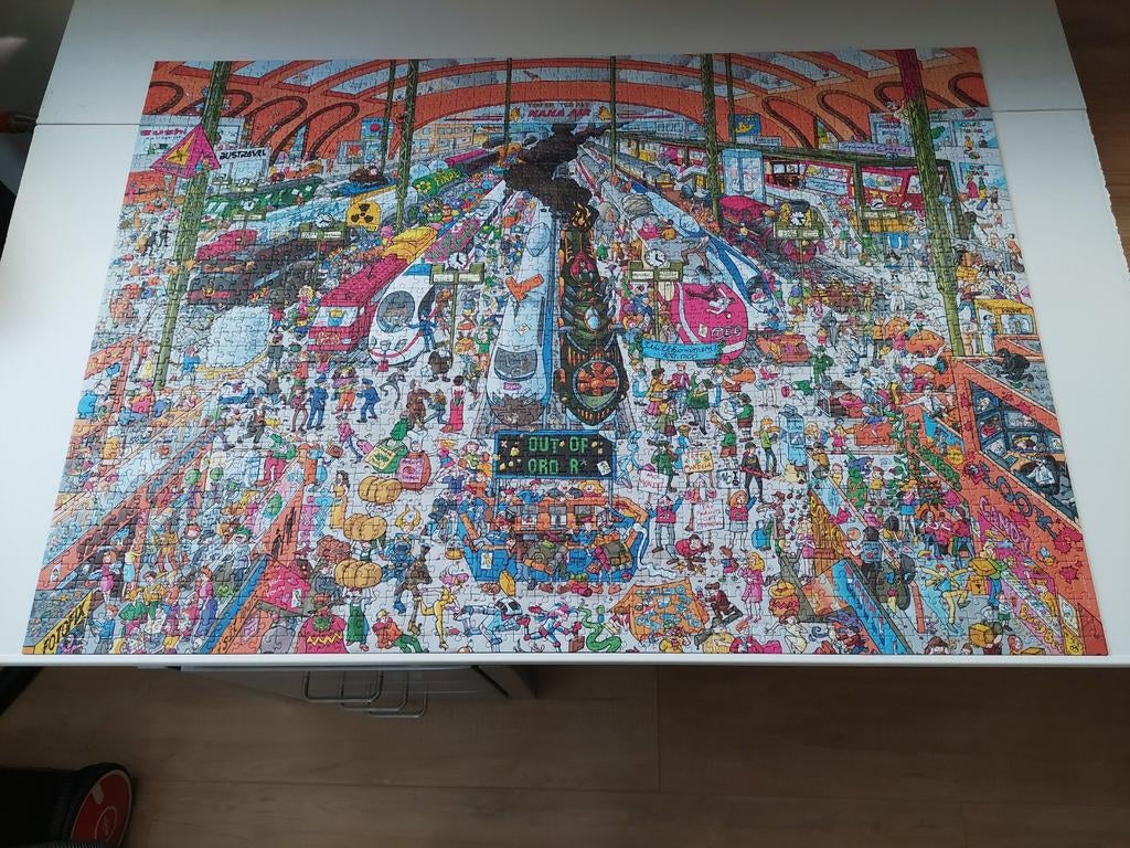 Kleurrijke legpuzzel, Ophalen, Meer dan 1500 stukjes, Zo goed als nieuw, Legpuzzel