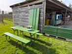 Bierbanken | Biertafel set | Bierset | Picknicktafel, Ophalen, Rechthoekig, Hout, Inklapbaar