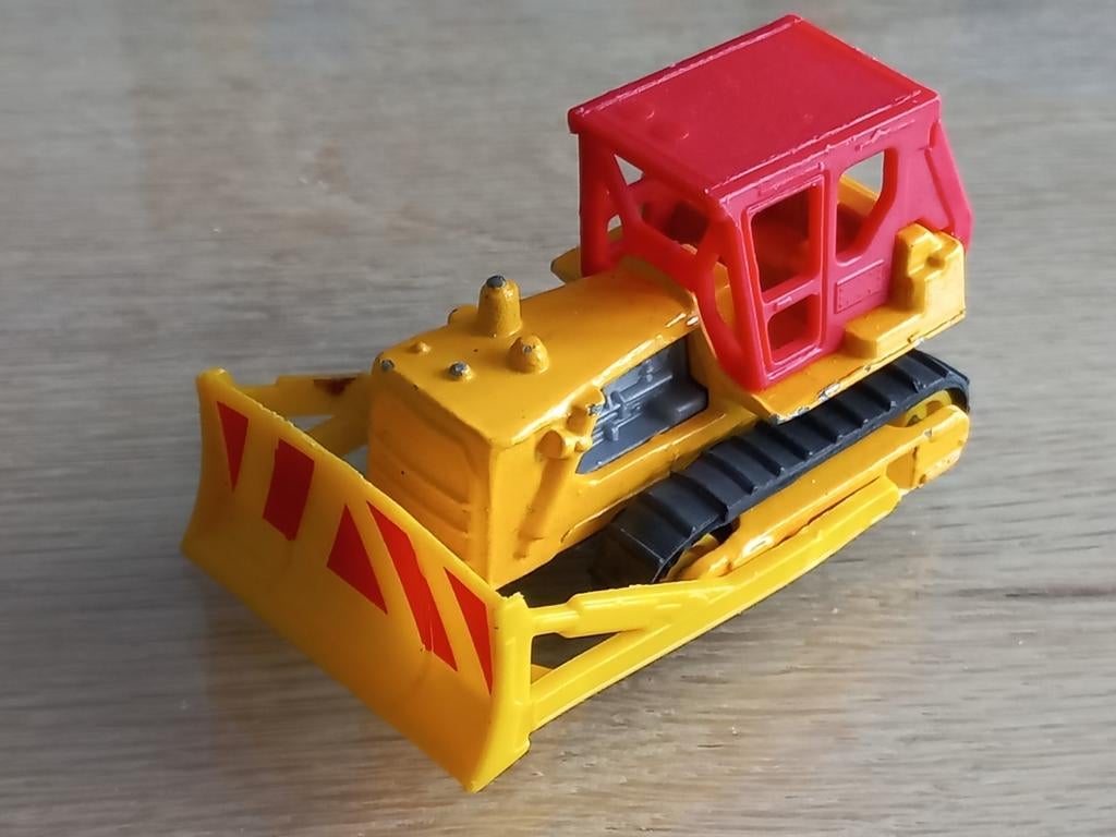 Vintage Matchbox Caterpillar D9 bulldozer uit de jaren 70 of, Ophalen of Verzenden, Gebruikt, Hijskraan, Tractor of Landbouw, Matchbox