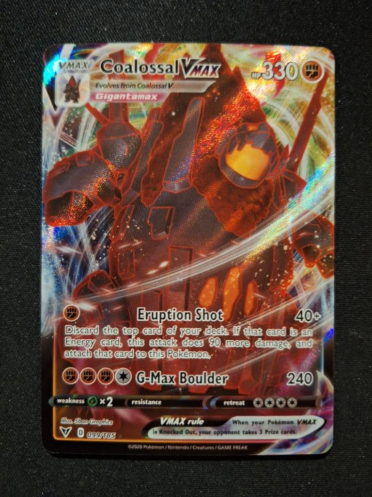 Coalossal VMAX #099 (Vivid Voltage), Verzenden, Zo goed als nieuw, Losse kaart