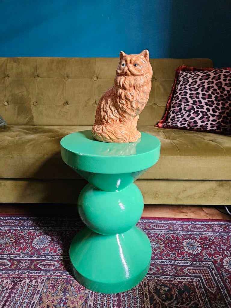 Bijzettafel diabolo - Groen Design *Nieuw*, Modern, Speels, Rond, Nieuw, Ophalen