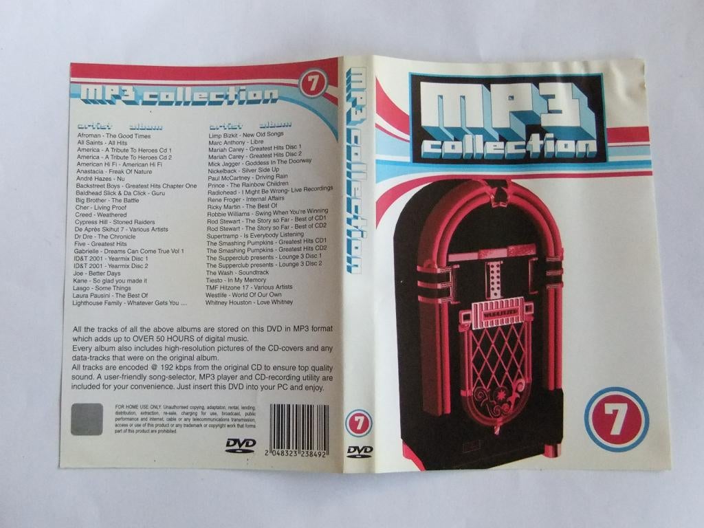 MP3 collection op dvd  deel 7, Alle leeftijden, Verzenden, Zo goed als nieuw