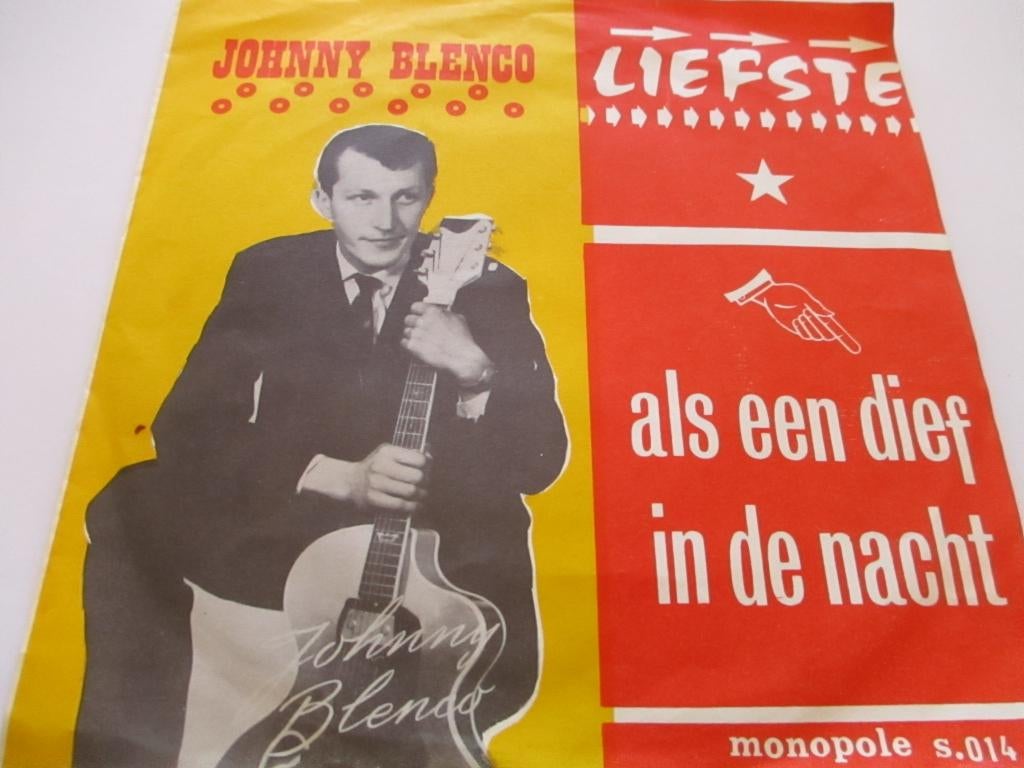 Johnny Blenco _ Liefste / Als een dief in de nacht = 1969, Cd's en Dvd's, Vinyl Singles, Ophalen of Verzenden, Gebruikt, Pop