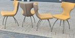 Leolux Callas Design eetkamerstoelen geel grijs, Huis en Inrichting, Stoelen, Ophalen, Zo goed als nieuw, Grijs, Vijf, Zes of meer stoelen