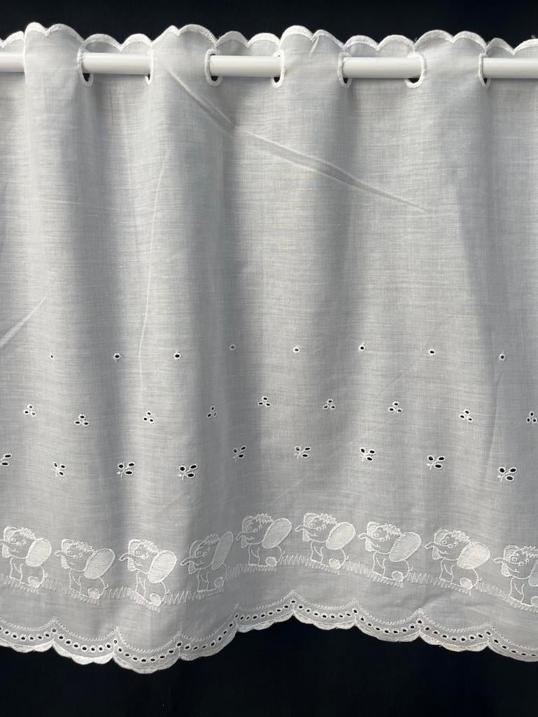 3 meter valletje olifantje 46cm hoog, Huis en Inrichting, Stoffering | Gordijnen en Lamellen, Wit, Nieuw, Ophalen of Verzenden