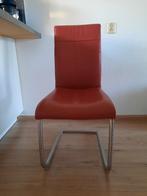 6 EETKAMERSTOELEN, Ophalen, Kunstleer, met metalen frame, Gebruikt, Overige materialen