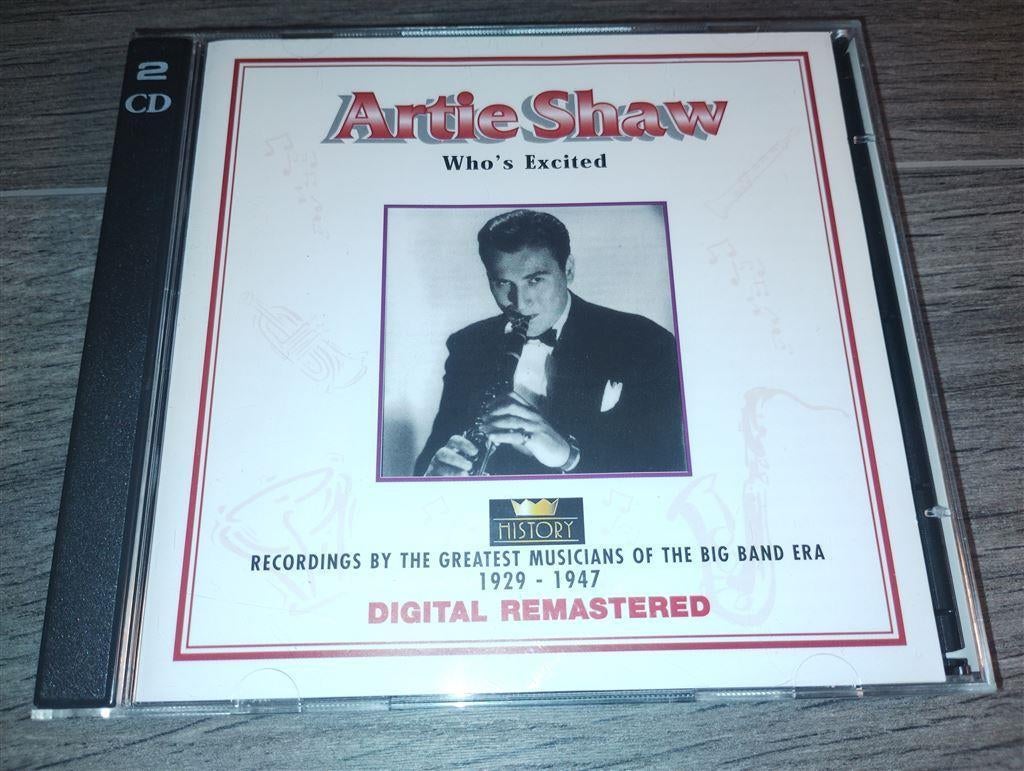 Artie Shaw ‎– Who's Excited [2 CD], Cd's en Dvd's, Ophalen of Verzenden, 1980 tot heden, Zo goed als nieuw, Jazz