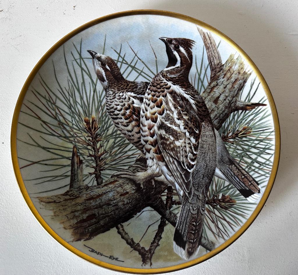 Gamebirds of the world Franklin Porcelain hazelhoen, Antiek en Kunst, Ophalen of Verzenden
