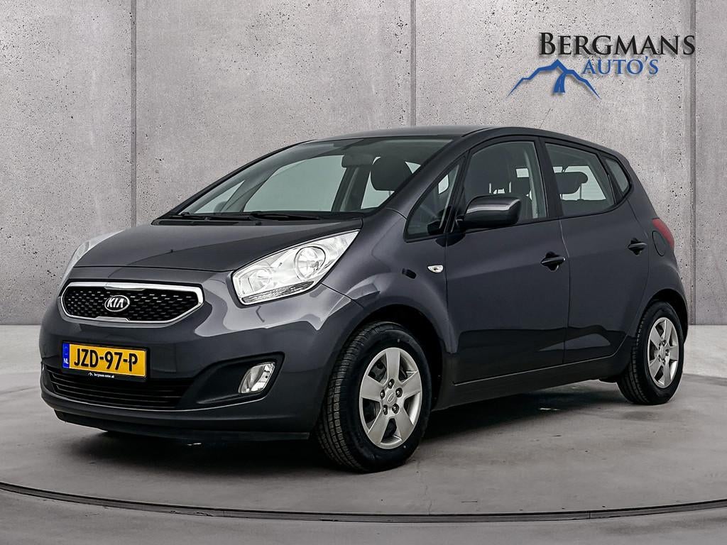Kia Venga 1.4 CVVT DynamicLine // 1E EIGENAAR // NAVIGATIE /, Auto's, Voorwielaandrijving, Stof, Gebruikt, Zwart