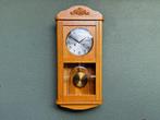 Licht eiken klok, Jeka, Ophalen, Zo goed als nieuw, Analoog, Wandklok