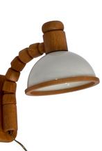 Vintage Mushroom Steinhauer Wandlamp, Jaren 70 Design, Vintage, Zo goed als nieuw, Hout, Vintage