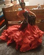 Vintage Spaanse Flamenco Pop - Rode Jurk, Ophalen of Verzenden, Gebruikt, Overige typen
