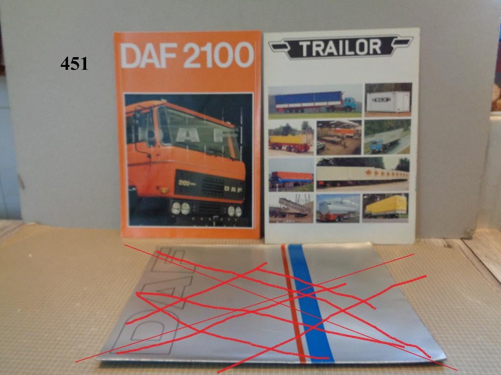 folder daf 2100 en trailor, Ophalen of Verzenden, Zo goed als nieuw, Overige merken