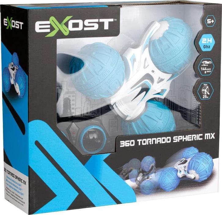 Exost RC 360 Tornado Spheric MX - Stuntauto, Kinderen en Baby's, Speelgoed | Buiten | Actiespeelgoed, Nieuw, Ophalen of Verzenden