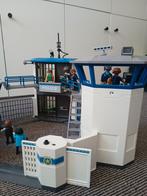 Playmobil politie bureau, auto en speedboot, Ophalen, Gebruikt