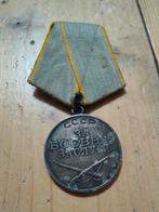 WW2 Medaille Soviet CCCP Voor Mlitaire Verdienste, Ophalen of Verzenden, Landmacht, Overige gebieden, Embleem of Badge