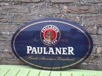 emaillebord Paulaner, Verzamelen, Ophalen of Verzenden, Nieuw, Reclamebord, Plaat of Schild, Overige merken