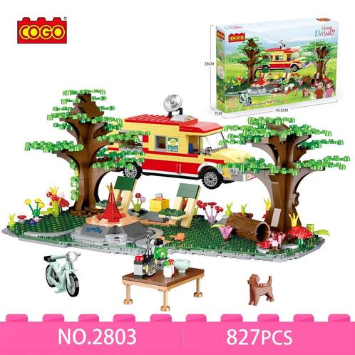 Holiday Camper Van Trip COGO bouwset 2803, Kinderen en Baby's, Speelgoed | Bouwstenen, Nieuw, Overige merken, Ophalen of Verzenden