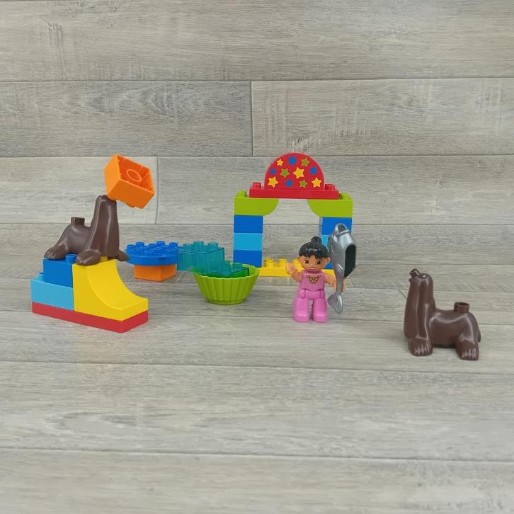 duplo zeehondenshow circus dierentuin, Kinderen en Baby's, Speelgoed | Duplo en Lego, Zo goed als nieuw, Duplo, Ophalen of Verzenden