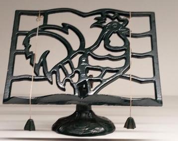 Gietijzeren Kookboekenstandaard. Boekenstandaard. beschikbaar voor biedingen