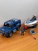 Playmobil City Action 5187 Politie auto met oplegger en boot, Kinderen en Baby's, Speelgoed | Playmobil, Ophalen of Verzenden