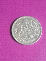 1955 Engeland 6 pence Elizabeth II, Verzenden, Overige landen, Losse munt