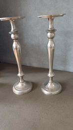 Zilveren kandelaars ( set van 2), Antiek en Kunst, Ophalen of Verzenden