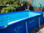 Afkoelen in eigen tuin… met een Intex zwembad!, Minder dan 200 cm, Gebruikt, Rechthoekig, Ophalen of Verzenden