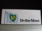 sticker BP logo vlag  On the move, Verzenden, Zo goed als nieuw, Bedrijf of Vereniging