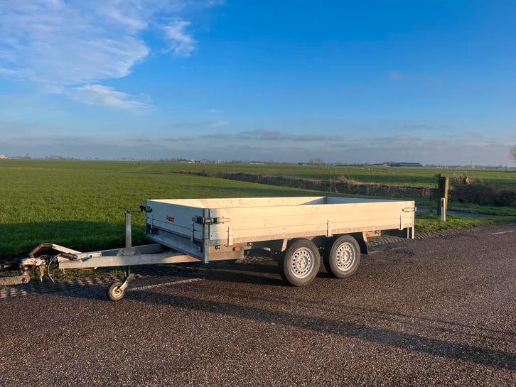 Anssems plateau aanhanger 325x178 2022 tandemasser netjes, Auto diversen, Aanhangers en Bagagewagens, Zo goed als nieuw, Ophalen