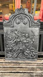 haardplaat 80 x 53 cm, Huis en Inrichting, Haarden, Ophalen, Gebruikt, Vrijstaande haard, Houthaard