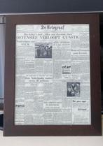 Ingelijste Telegraaf  25-11-1950 - Historisch krantenartikel, Verzamelen, Tijdschriften, Kranten en Knipsels, Ophalen of Verzenden