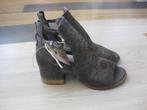 Nieuwe bruingrijze leren zomersandalen A.S.98, maat 39, Kleding | Dames, Schoenen, Bruin, Verzenden, Nieuw, Sandalen of Muiltjes