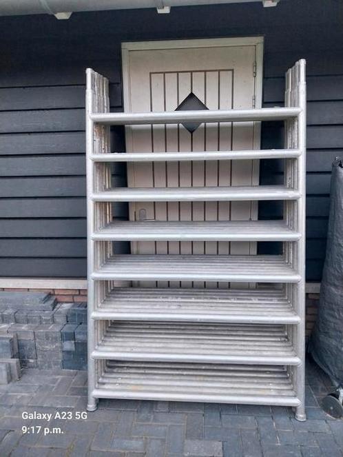 Custers rolsteiger 135 cm breed  250 cm lang, Doe-het-zelf en Verbouw, Steigers, Rolsteiger of Kamersteiger, 5 meter of hoger