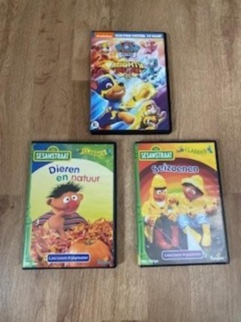 DVD's Sesamstraat en Paw Patrol, Cd's en Dvd's, Dvd's | Tv en Series, Zo goed als nieuw, Overige genres, Alle leeftijden, Ophalen of Verzenden