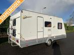 STERCKEMAN 470 PE 2008 VAST BED STAPELBED VOORTENT 12995,, Caravans en Kamperen, Caravans, Niet ingevuld, Sterckeman, Bedrijf