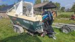 Damco 2 ton kanteltrailer, Jumbo 585, 125 pk Mercury, Watersport en Boten, Boottrailers, Ophalen, 1500 tot 3000 kg, Overige typen