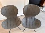 Zes grijze eetkamerstoelen, Huis en Inrichting, Bureaustoelen, Ophalen, Zo goed als nieuw, Grijs, Bureaustoel