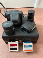 Ricoh singlex TLS  met 3 prime lenzen, Ophalen of Verzenden, Gebruikt, Spiegelreflex, Overige Merken